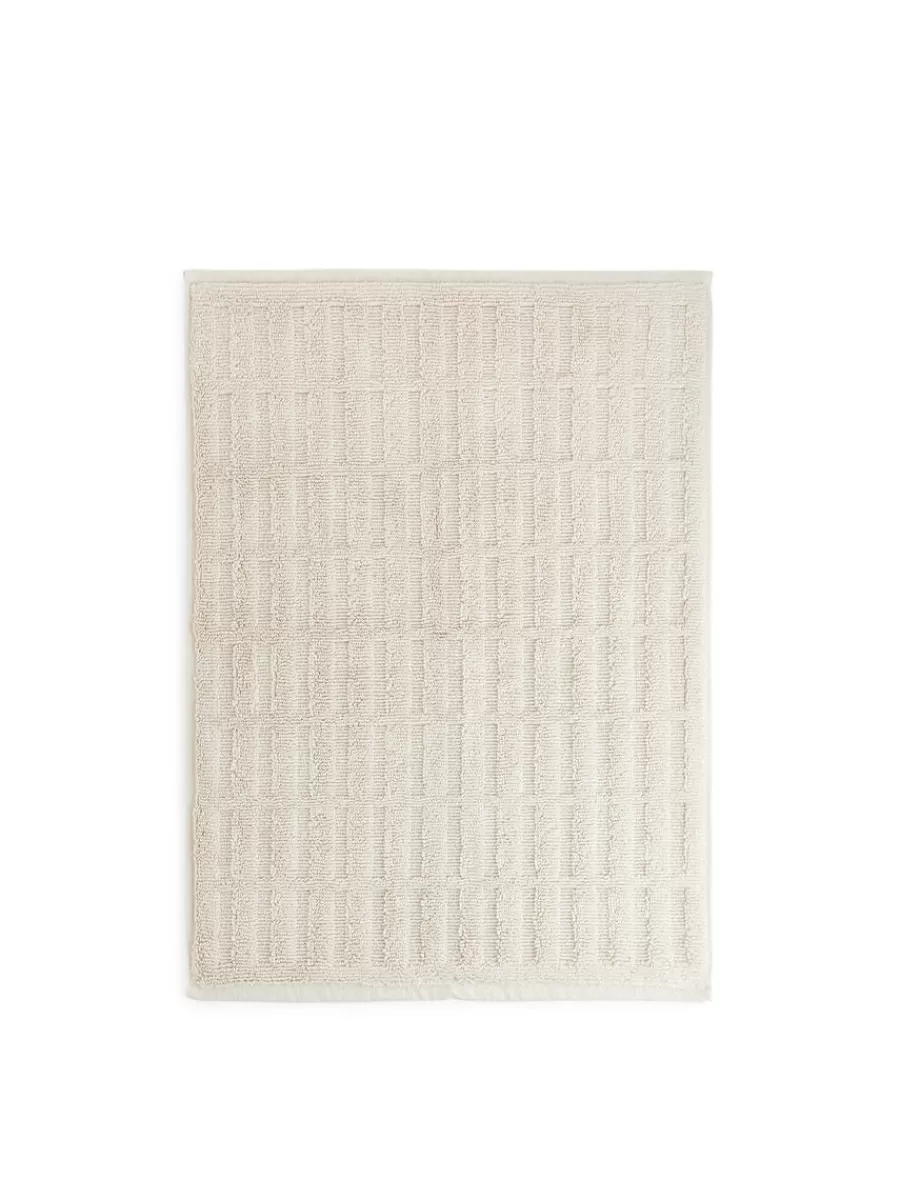 Sale ARKET Cotton Bath Mat Beige