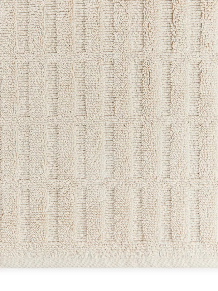 Sale ARKET Cotton Bath Mat Beige