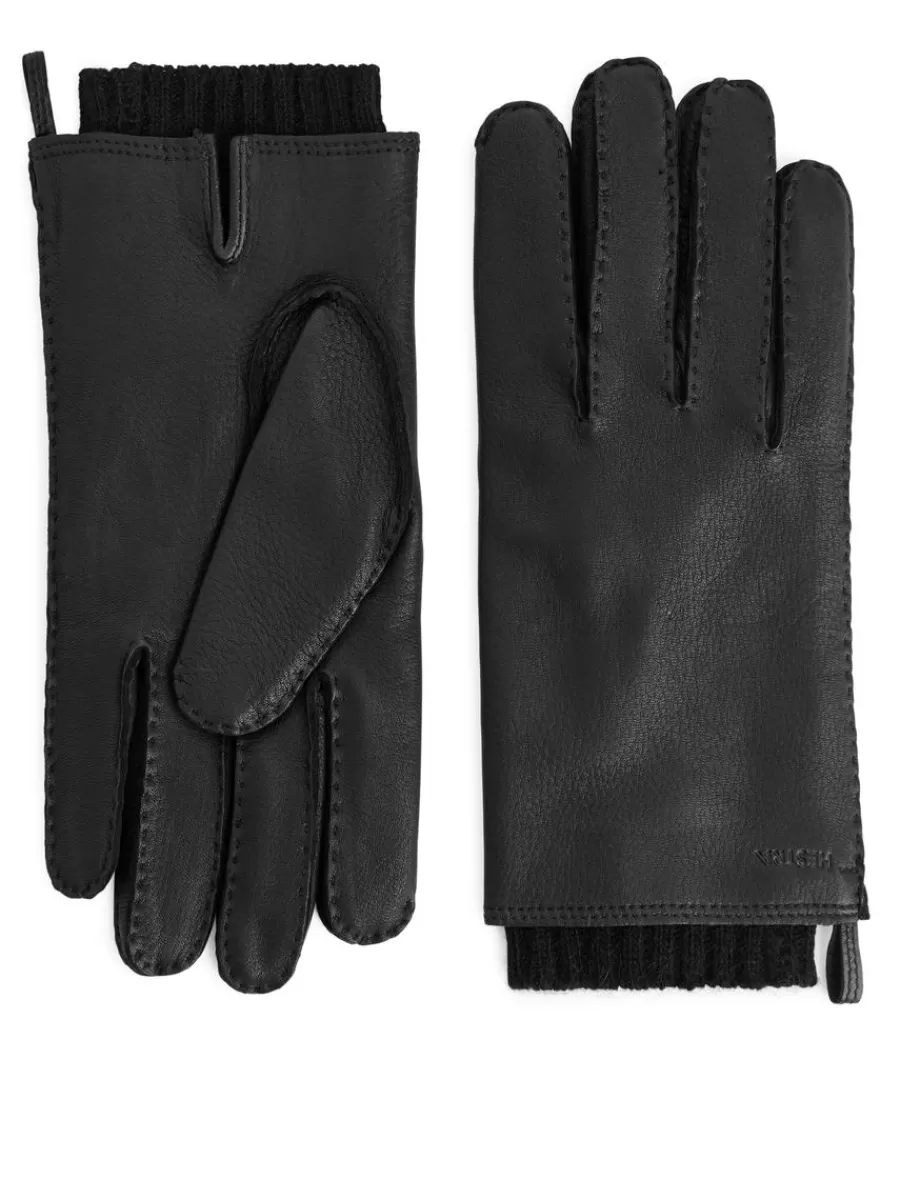 Store ARKET Hestra Tony Gloves Black
