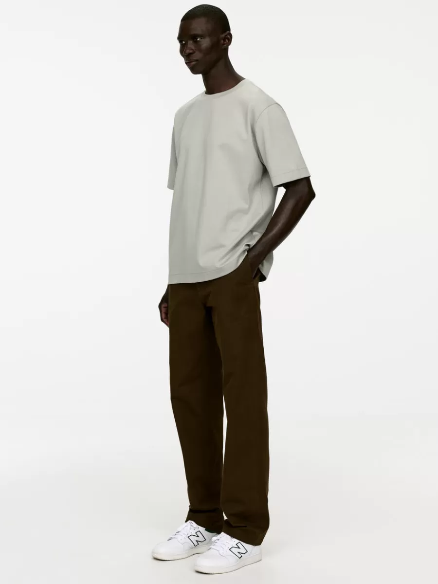 New ARKET Interlock T-shirt Grey