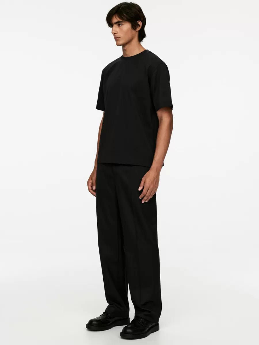 Hot ARKET Interlock T-shirt Black