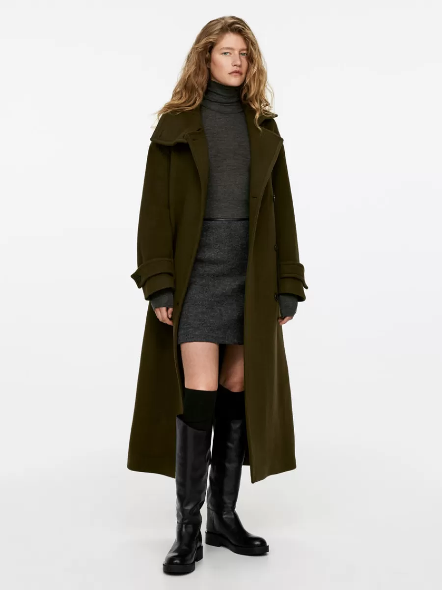 Store ARKET Leather Riding Boots Black
