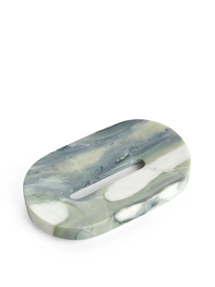 Cheap ARKET Marble Soap Dish Grey Melange