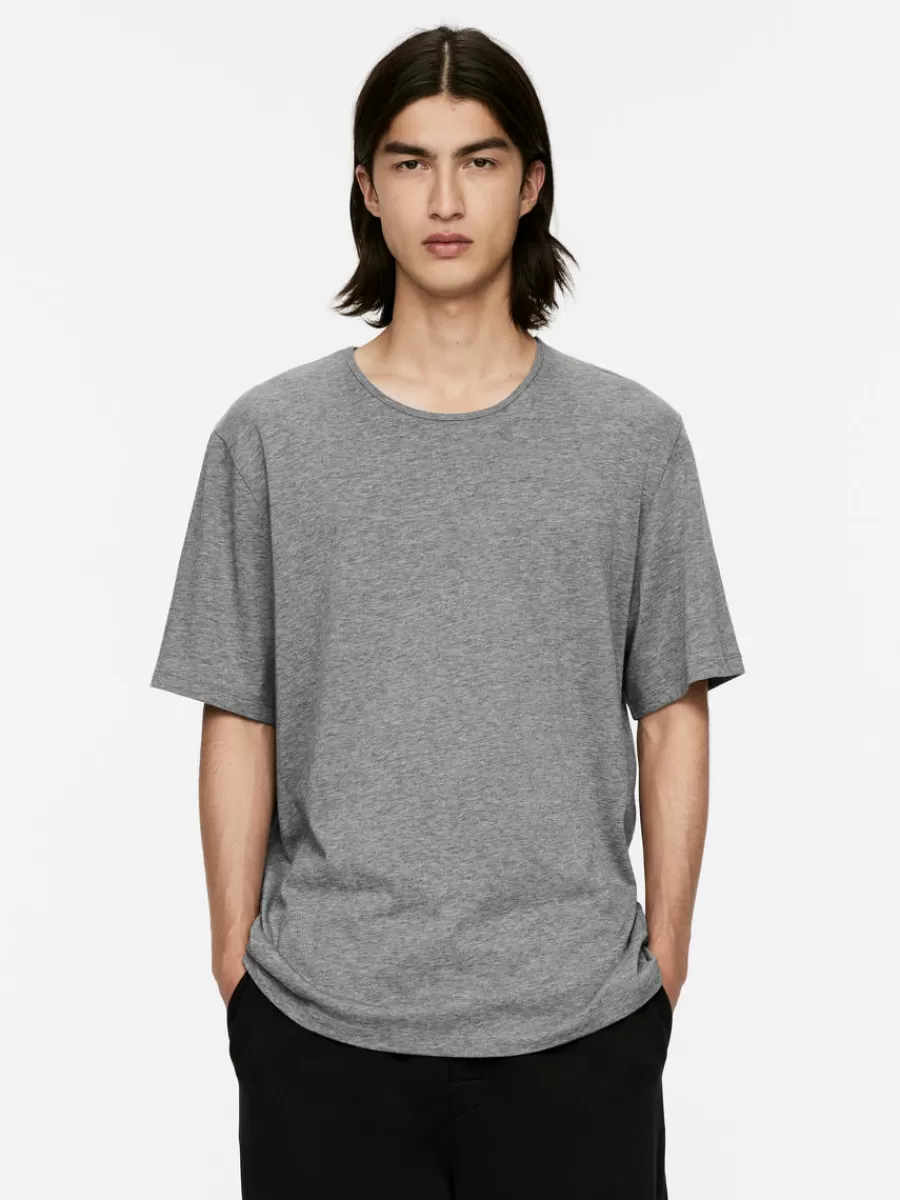 Best ARKET Modal Blend T-Shirt Grey