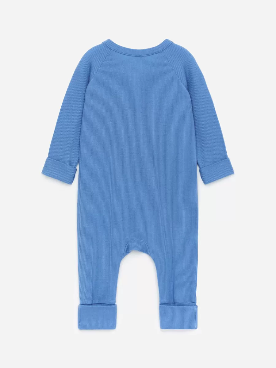 Flash Sale ARKET Newborn Smooth Rib Pyjama Blue