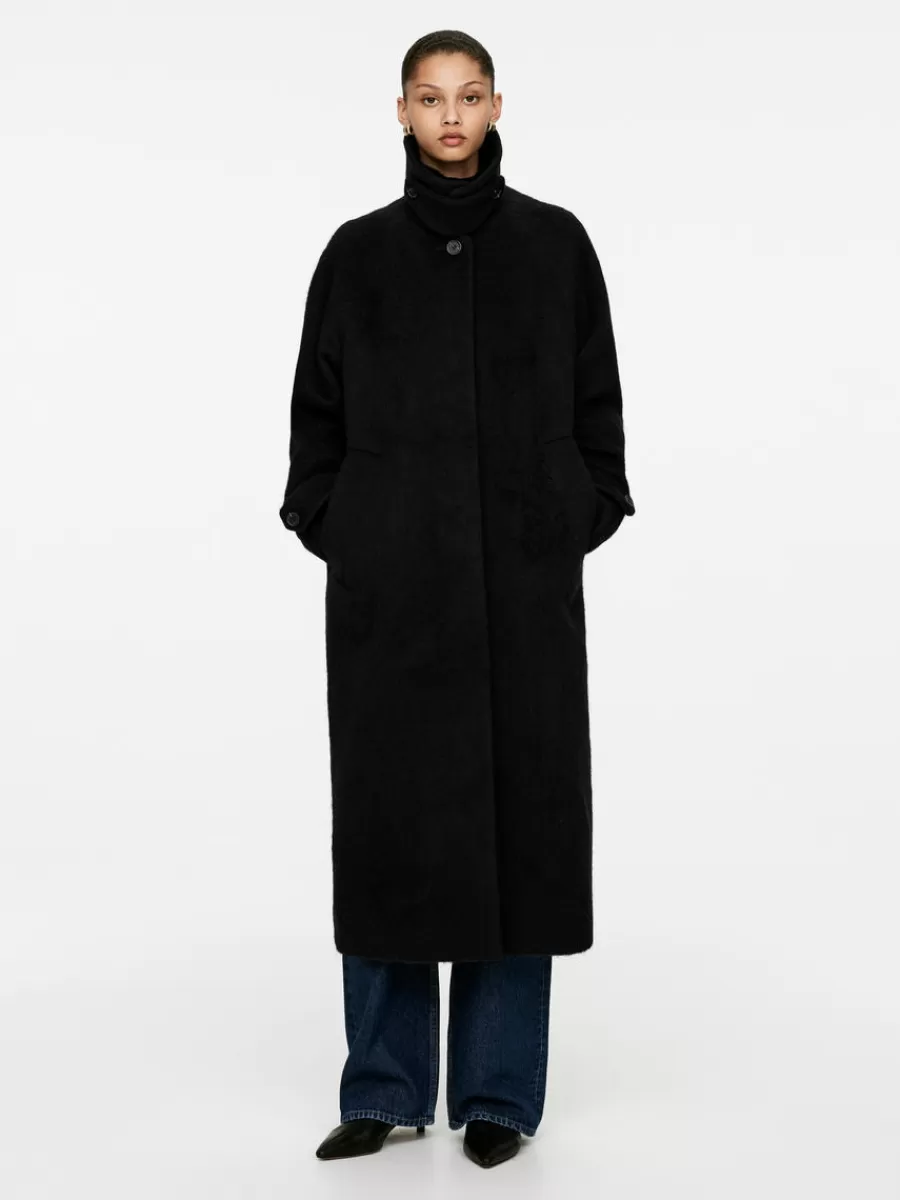 Outlet ARKET Oversized Wool Coat Black