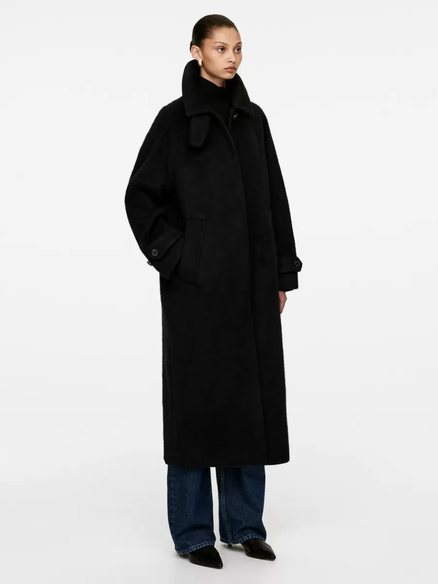 Outlet ARKET Oversized Wool Coat Black