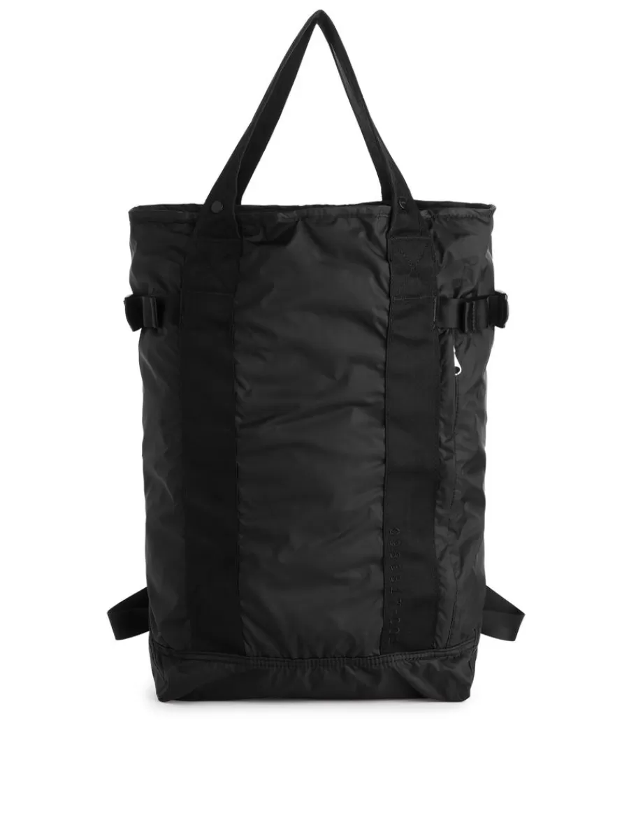 Hot ARKET Packable 2-Way Backpack Black