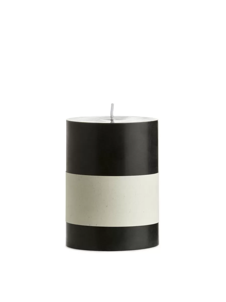 Flash Sale ARKET Pillar Candle 10 Cm Black