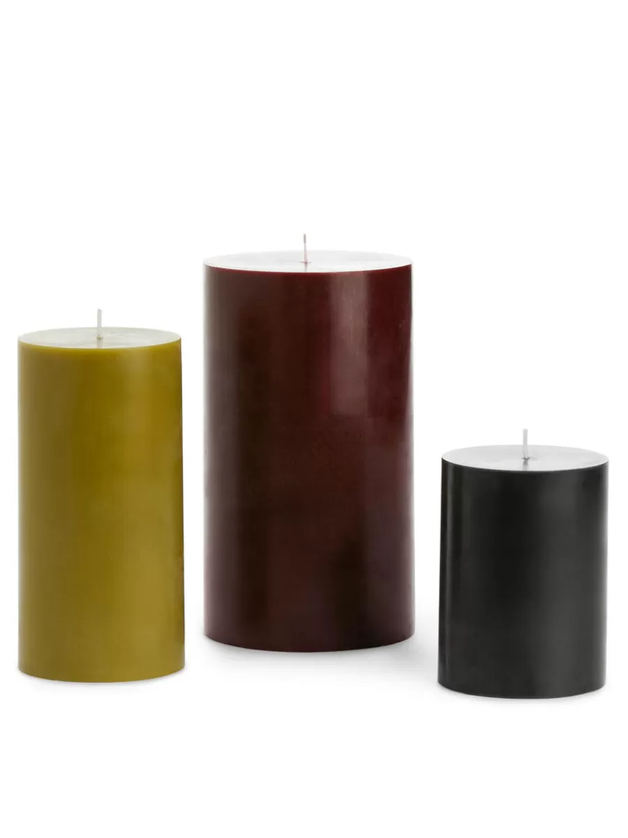 Flash Sale ARKET Pillar Candle 10 Cm Black