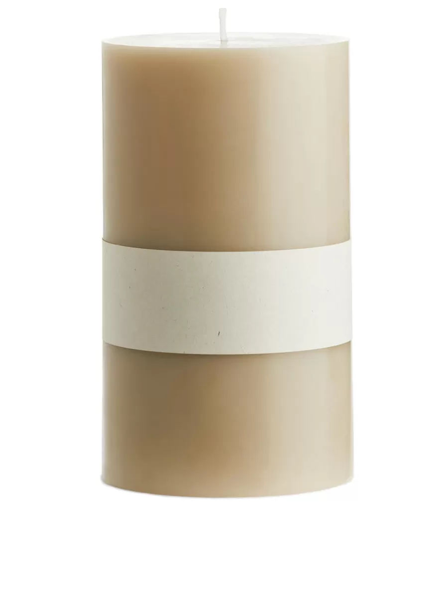 Store ARKET Pillar Candle 17.5 Cm Grey