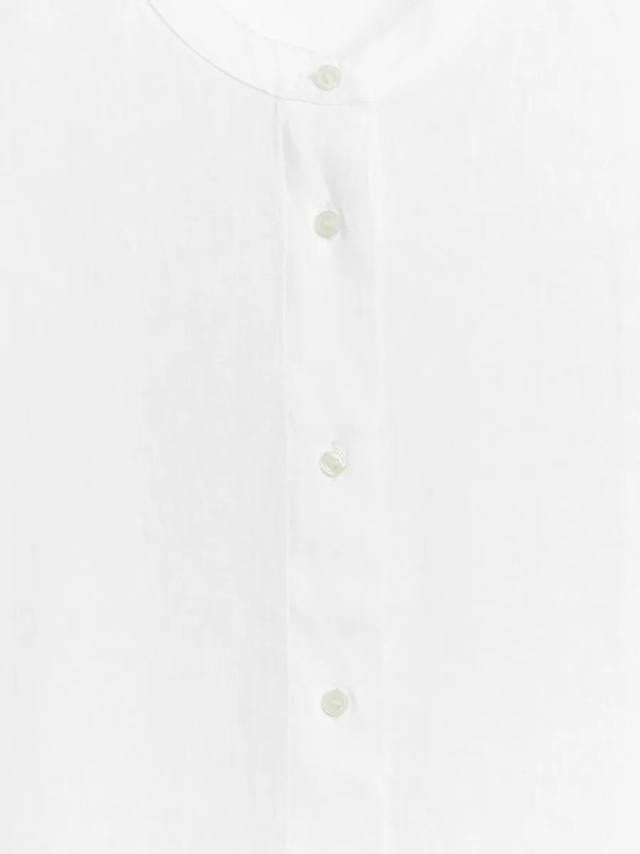 Hot ARKET Relaxed Linen Shirt White